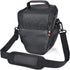 FOSOTO DSLR Camera Case Nylon Holster Bag Compatible for Nikon D3300 D3400 D3500 D5300 D5600 B700, Canon EOS Rebel XT