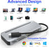 7-in-1 USB C Multi Card Reader, Aluminum SD/Micro SD/CF/MS/XD, 5Gbps High Speed for 5 Cards Simultaneously