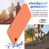 Liquid Silicone Case for Samsung Galaxy S22 5G, Full Body Protective, Slim Fit Durable Shockproof Case 6.1in Orange