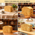 MuyuRise 6 6 Phone Box for Family Time with Combination Lock, Premium Bamboo Wood Cell Phone Jail with Charging Holes