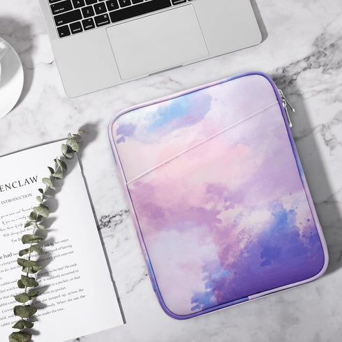 TiMOVO 13 Inch Tablet Sleeve for iPad Air 2024, iPad Pro 12.9" M2 2022/2021, Protective Bag with Pocket, Purple