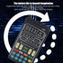 Portable Voice Changer, Handheld Bluetooth Disguiser with Sound Effects, Mini Gaming Sound Card
