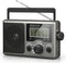 Greadio Portable Shortwave Radio with Best Reception, AM FM Transistor, Battery Operated, Big Speaker
