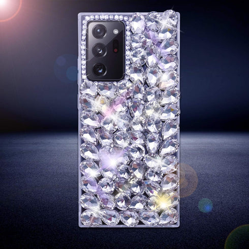 Bonitec 3D Glitter Sparkle Bling Case for Samsung Galaxy Note 20 Ultra 5G, Luxury Shiny Crystal Rhinestone Diamond