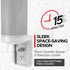 Sound Bass ERA100 Shelf Wall Outlet AC, White, Compatible with Sonos ERA 100, Easy Installation Mounting Kit Included