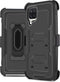 Customerfirst Designed for Samsung Galaxy A12 Case, Shockproof Heavy Duty Rugged Hybrid with Screen Protector