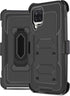 Customerfirst Designed for Samsung Galaxy A12 Case, Shockproof Heavy Duty Rugged Hybrid with Screen Protector