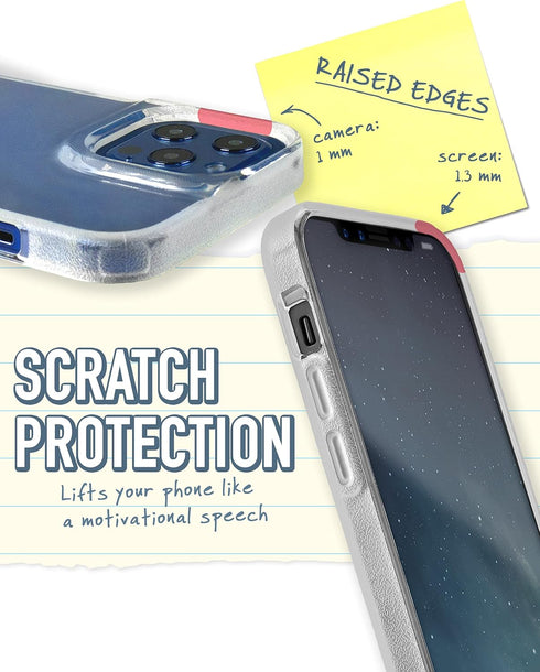 Smartish Slim Case for iPhone 12 Pro Max - Gripmunk, Lightweight Protective Thin Cover (Silk)