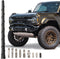 Votex Universal Short Rubber Spiral 8" Antenna Kit Enhanced Reception, Carwash Proof, Flexible