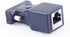 DB9 RS232 COM Male Port to RJ45 Female Connector, DB9 Serial Port Extender to LAN CAT5 CAT6 Ethernet Adapter