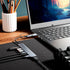 PANPEO Aluminum 7 in 1 USB C & USB Hub with USB 3.0, USB 2.0 Ports for PC/Laptops/MacBook Pro/Air