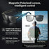 Fecoul 164 Glasses-M01-Black) AI Smart Bluetooth Glasses with Languages Translator with Speaker Photochromic Lenses
