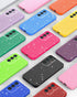Samsung Galaxy S24 Case for Women, Glitter Bling Thin Slim Shockproof Silicone Phone Case in Cute Neon Pink