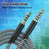 Replacement for Astro A40 Cord, A10 Headset Cable Braided Wire, 6.5 Feet Volume Control Cable (Black and White)