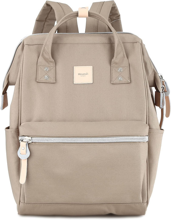 himawari Laptop Backpack for Women & Men, Travel Bag with USB Charging Port, Water Resistant, Large Business Bag