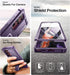 Dexnor Samsung Galaxy S22 Ultra Case, Built-in Screen Protector and Kickstand, Heavy Duty Military Grade Protection