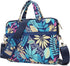 Forest Series Blue Pattern Waterproof Laptop Shoulder Messenger Bag for 15 Inch 15.6 Inch Laptop