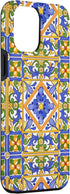 iPhone 14 Pro Max Case - Sicilian Italian Summer Tiles Mosaic Majolica Art Design
