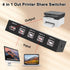 GIASYIEH USB2.0 4 4 1 Printer Sharer Switcher, Port USB B Print Selector Switch Adapter in Out Printer Splitter Hub