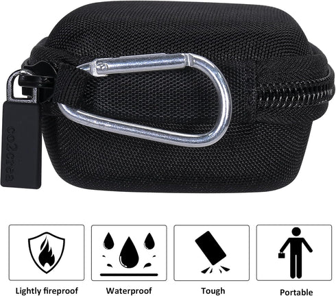 co2CREA Hard Case for SHOKZ OpenFit Open-Ear True Wireless Bluetooth Headphones, Black Replacement