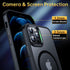 Magnetic Case for iPhone 12/12 Pro, Military Grade Drop Tested, Compatible with MagSafe, Shockproof Black