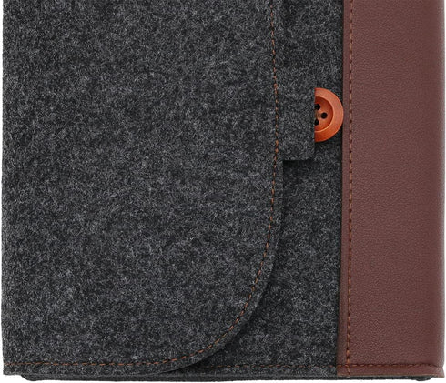 KPREPUBLIC PU Felt Keyboard Carrying Case for Planck 40% 60% 80% 100% GH60 TADA68 87 TKL 104 ANSI (PU Felt Bag for 80%