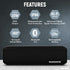 Magnavox MMA3929 360 Waterproof Portable Bluetooth Speaker with Sound in Black