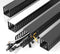 Yecaye 62.8in(4x15.7in) Cable Raceway, Large Under Desk Cable Management for Server Rack Wire