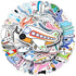 ZLWSD Stickers,50PCS Pack Kids Teens Airplane Aircraft Aesthetic Waterproof Laptop Adults Graffiti Decals for Water