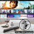 Mini Projector, 1080P Full HD Supported Portable Home Movie Theater Projector Compatible with TV Stick