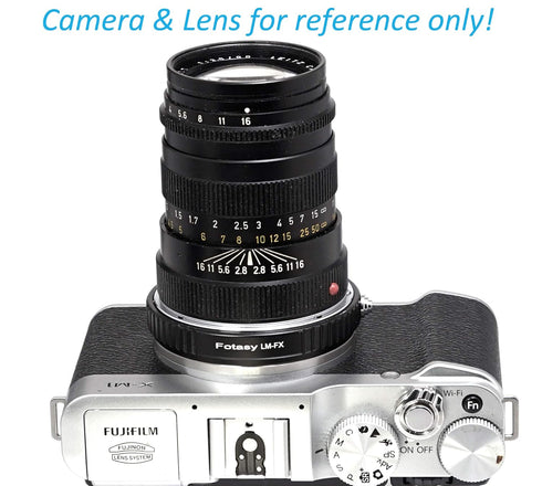 Fotasy Copper Leica M Lens to Fuji X Adapter, Compatible with Fujifilm X-Pro1 X-Pro2 X-E1 X-E2 X-E3