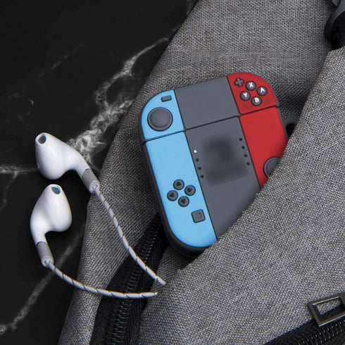 Switch Case for Airpods - Durable Silicone Cute Game Controller Design for Airpods 2/1 Charging Case