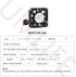 3D Printer Cooling Fan, 40mm x 40mm x 10mm Blower Cooling Fan with 2 Pin Terminal for Makerbot MK7 MK8