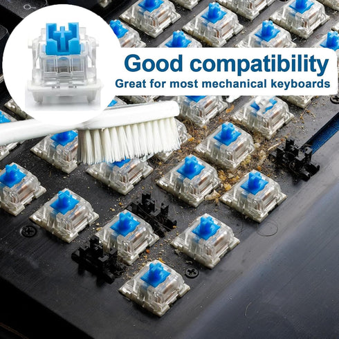 Dmopipp 12PCS 3 Keyboard Switches, Blue Keyboard Clicker Replacement PIN Mechanical Keyboard Switch Clicky Accurate