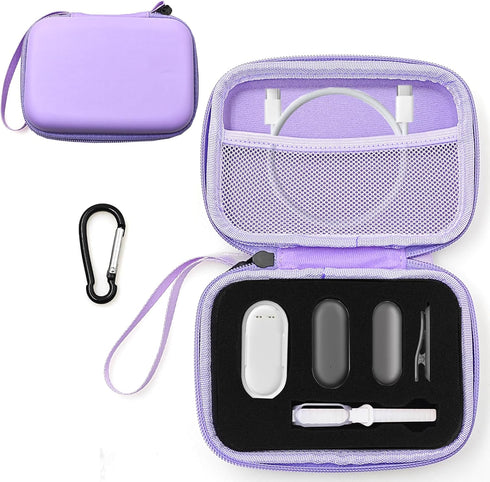 LeoTube Protective Case for PLAUD NotePin Voice Recorder - Custom Fit Foam Holds