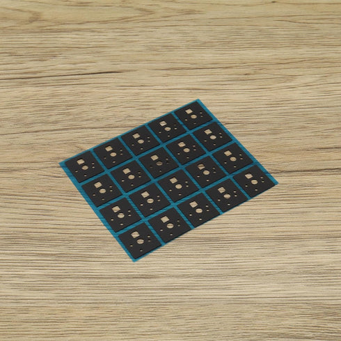 120pcs Mechanical Keyboard Shaft Pads, 1.65 x 1.55cm Poron Switch Pad, Compatible with Cherry MX & Gateron, Black