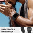 ID208 Plus Smart Watch Band, Lamshaw Breathable Soft Silicone Sport Band with Magnetic Butterfly Clousure Replacemet Straps Compatible for Quican ID208 Plus 1.8 Inches, aeac ID208 Plus, WMK ID208 Plus 1.8 Inches Smart Watch, Fitpolo ID208 Plus 1.8'' Smart