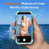 WIFORT Waterproof Case for iPhone 15, 360 Full Body Shockproof Protection, IP68 Underwater, Translucent Matte Cover