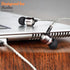Sephia SP3060 Wired Headphones: HD Bass, Lightweight Aluminum, In-Ear Design, S/M/L Tips, Earphone Case, 3.5mm Cord.
