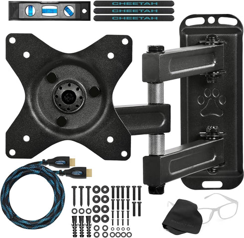 Cheetah TV Monitor Wall Mount for 12-49 Inch TVs up to 40lbs VESA