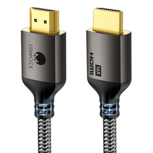 CONMDEX 16K HDMI 2.2 Cable 10ft Designed for Stable High-Bandwidth Connections |