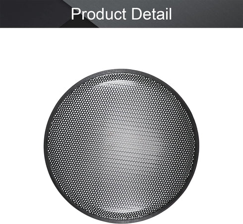 Fielect 2Pcs 15 Inch Speaker Grill Cover, Car Audio Speaker SubWoofer Grill Covers, Black