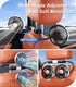 Dual Head Gooseneck Car Cooling Fans for Back Seat for Kids, USB Car Headrest Cooling Fan for Baby Rear Facing, Car