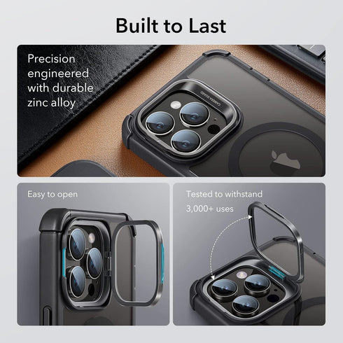 ESR Magnetic Case for iPhone 14 Pro Max, Full-Body Military-Grade Drop Proof with Built-in Screen Protector