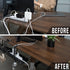 No Drill Under Desk Cable Management Tray, Extendable Steel Desk Cord Hider, Under Desk Cable Tray Holder, 2 Pack