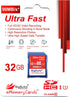 32GB Ultra Fast SDHC 90MB/s Memory Card Compatible with Nikon CoolPix P900, P950, P1000, L340, W100, W150, W300 Camera