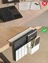 GAROOD Laptop Side Storage Vertical Stand Under Desk top Storage Clamp On Desktop Shelf Hanging Desk Organizer Computer