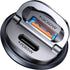 Upgraded 125W USB C Car Charger, Super Fast Charging, Dual Port for iPhone 15/14 Pro Max Plus, All Metal