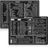 GEEHUA 2 Pcs Laptop Shortcuts Stickers, Word/Excel Quick Reference Guide Keyboard Shortcut Stickers