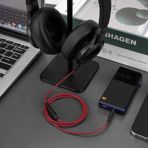 Geekria Audio Cable with Mic and Mute Control, Compatible with JBL Tune 770NC/760NC, Live 660NC/650BTNC Headphones